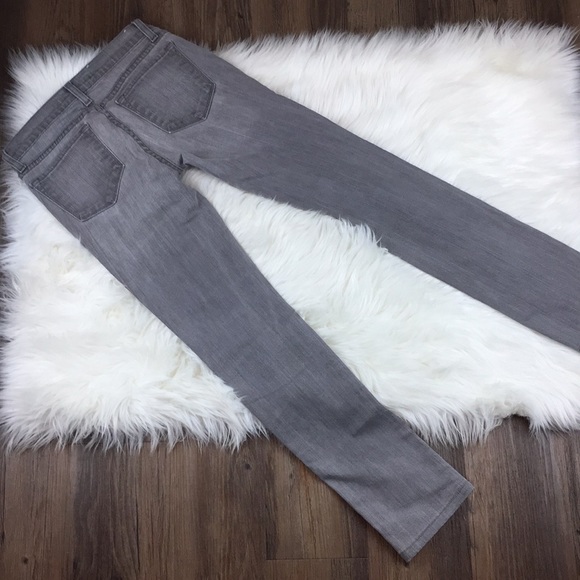 J Brand Gray Pencil Leg Pants 24 - Picture 4 of 5